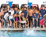 NORTHWOOD BOYS SING ALMA MATER AFTER STUNNING PCL WIN; HEAD COACH PRAISES; RELAY TEAMS INTERVIEWED